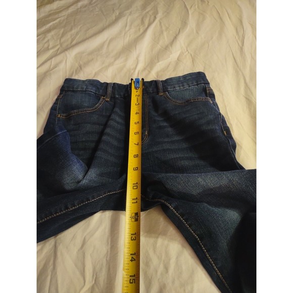No Boundaries Girls Jeans Size 7 Blue Skinny Junior Cropped - Picture 10 of 10